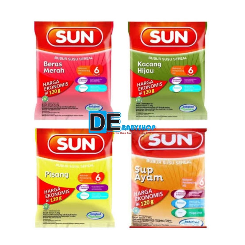 SUN BUBUR EKONOMIS 120GR / KEMASAN EKONOMIS