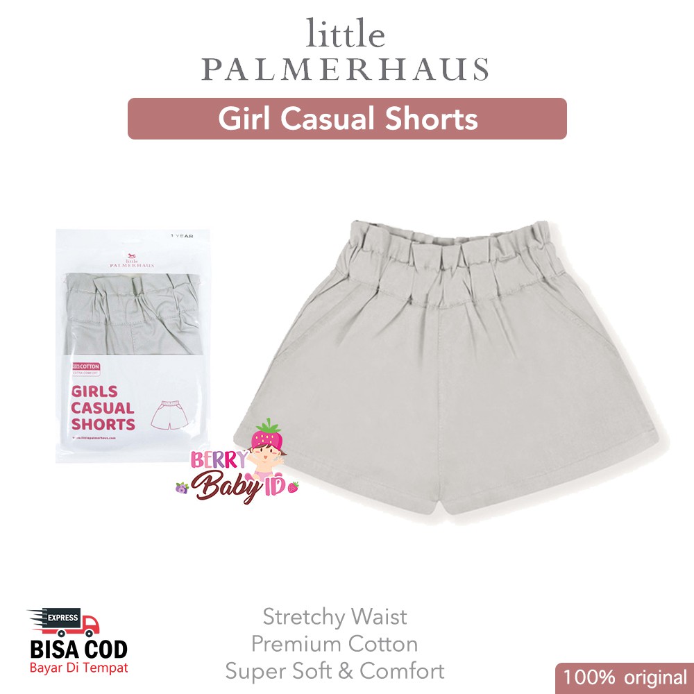 Little Palmerhaus Girls Casual Shorts Celana Pendek Anak Perempuan Berry Mart