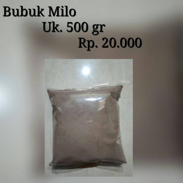 

Bubuk rasa Milo uk.500 gram