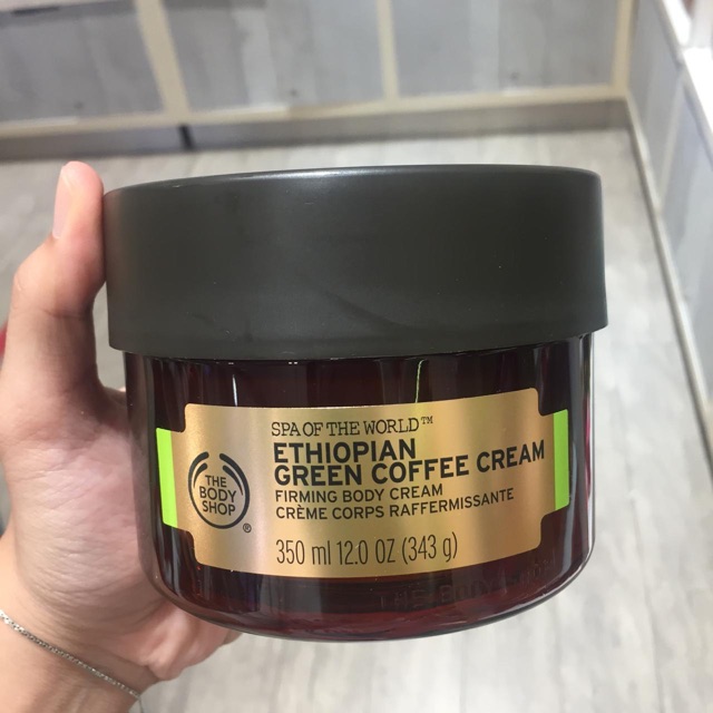 BODY CREAM ETHIOPIAN GREEN COFFEE 350 ml THE BODY SHOP