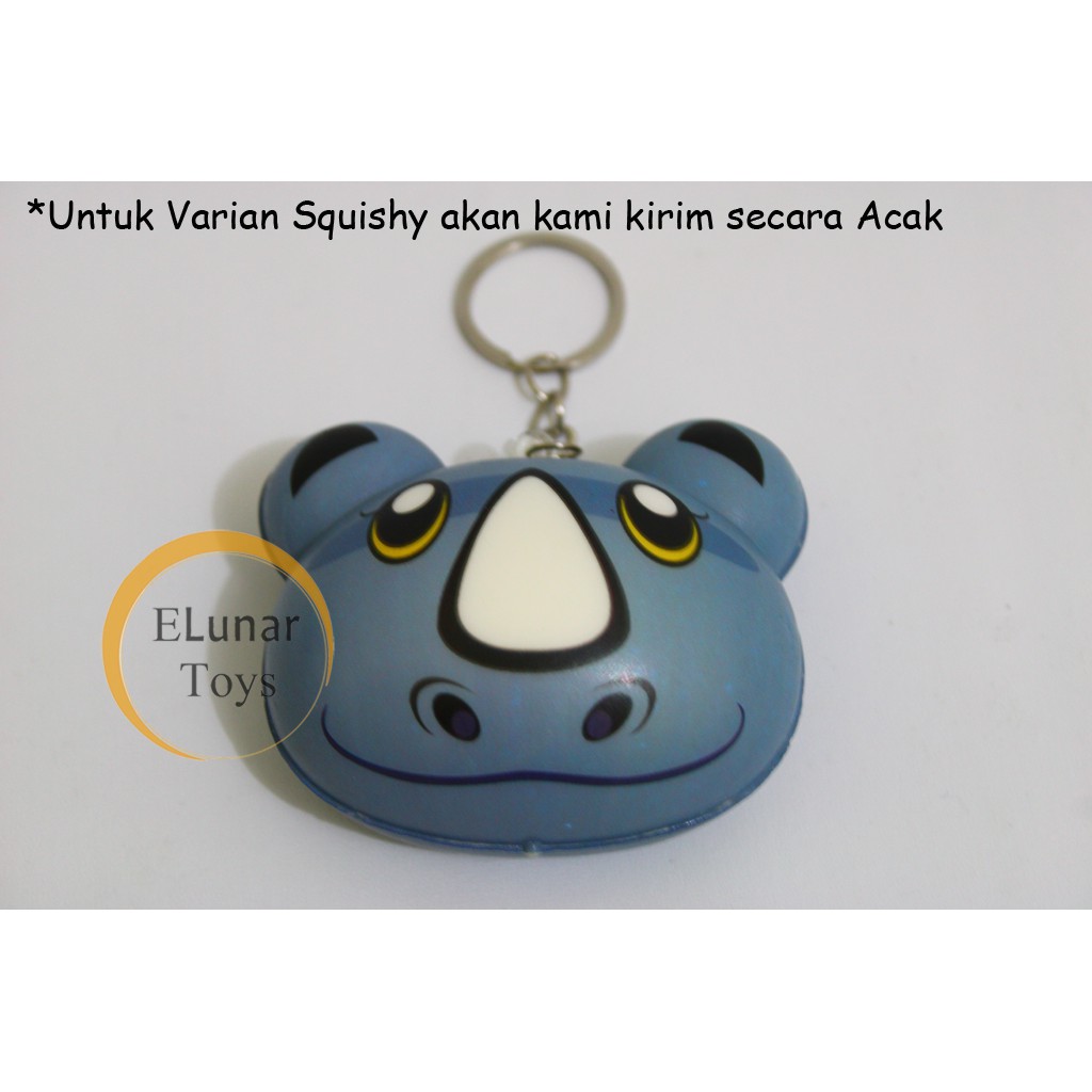 Squishy Muka Hewan Imut Gantungan Kunci Varian Ke 1 Shopee