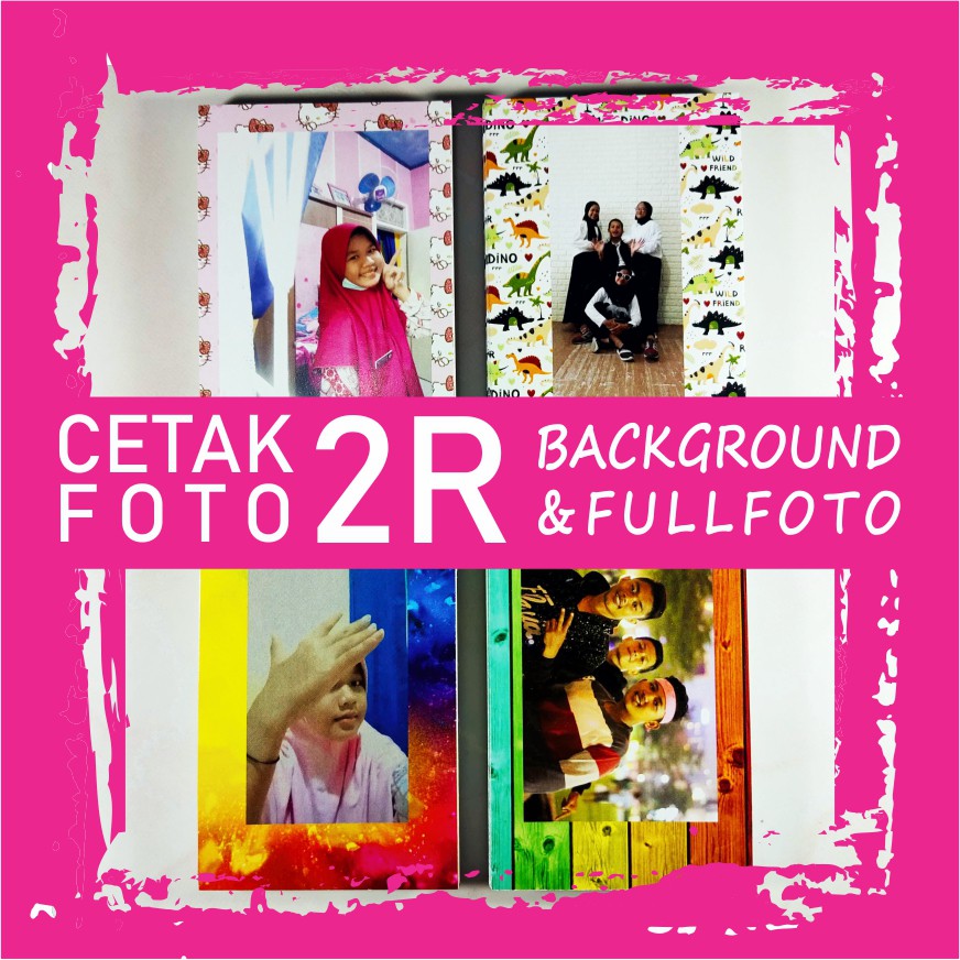 Cetak Foto 2R Background & Full Foto