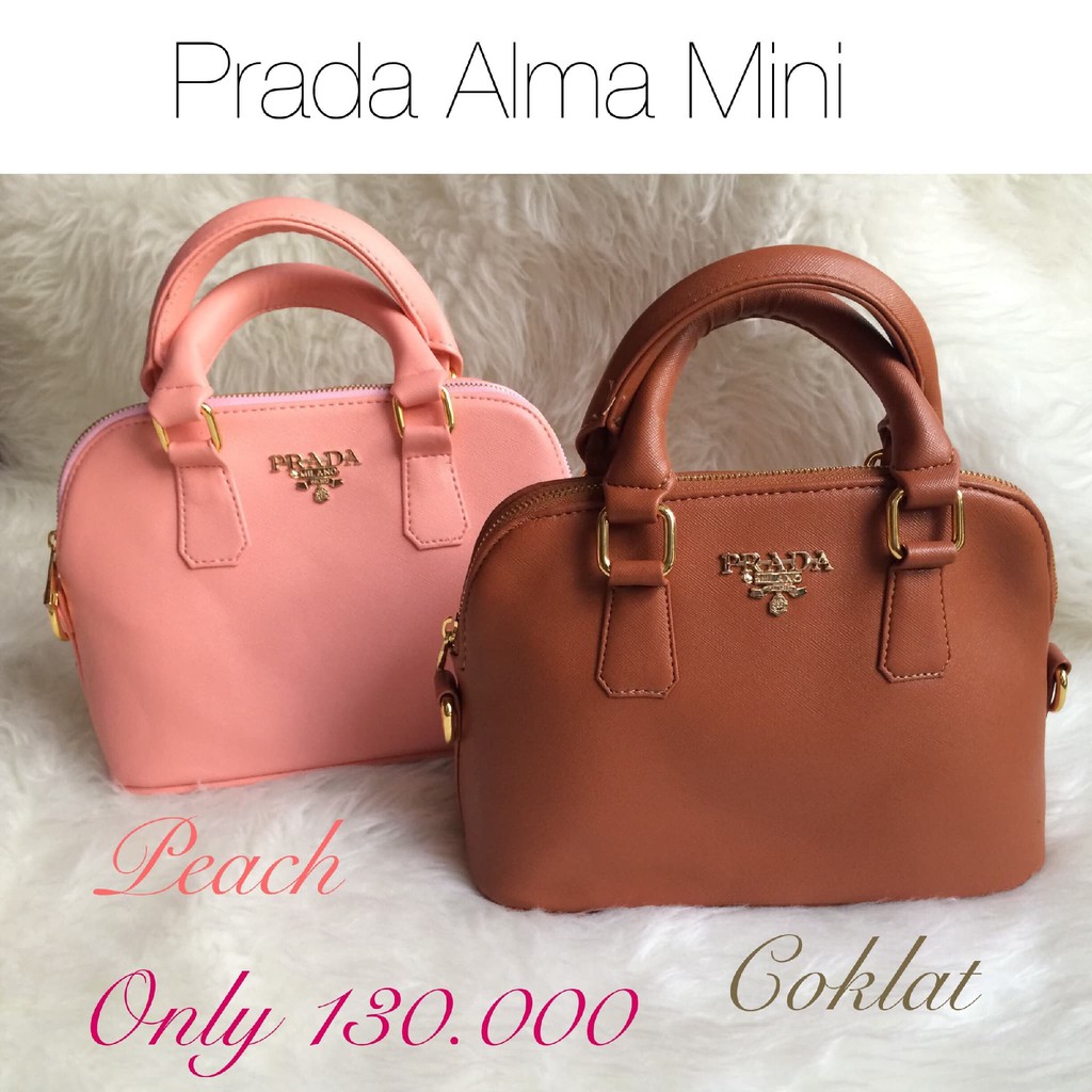 PREMIUM Tas Prada Alma Mini Import Murah PALING MURAH