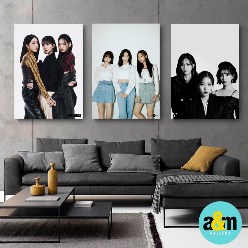 Poster Kayu VIVIZ Umji SinB Eunha Bibiji Hiasan Dinding Dekorasi Kamar I Poster Kayu K-POP Dekorasi Kamar - A&amp;M