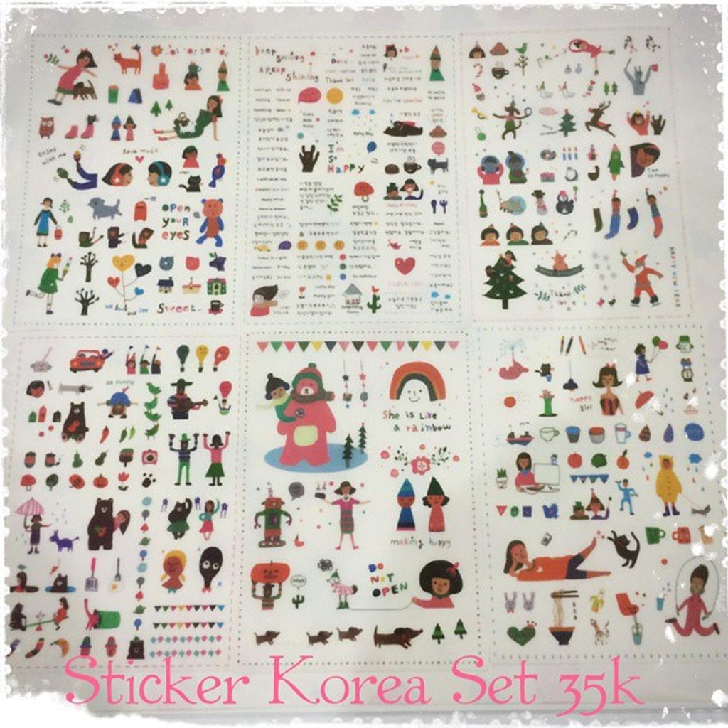 Sticker Diary Korea Shopee Indonesia