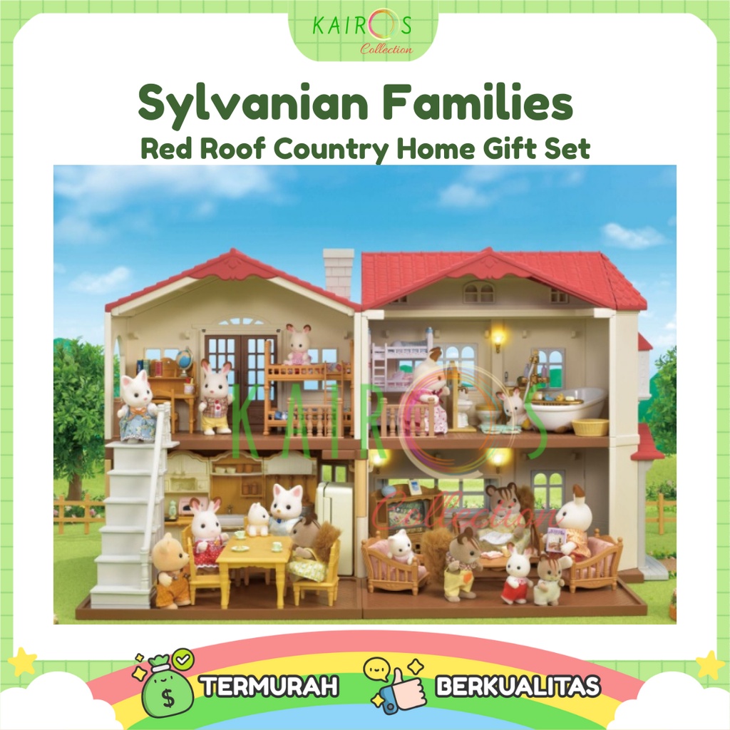 Sylvanian Families Red Roof Country Home Gift Set