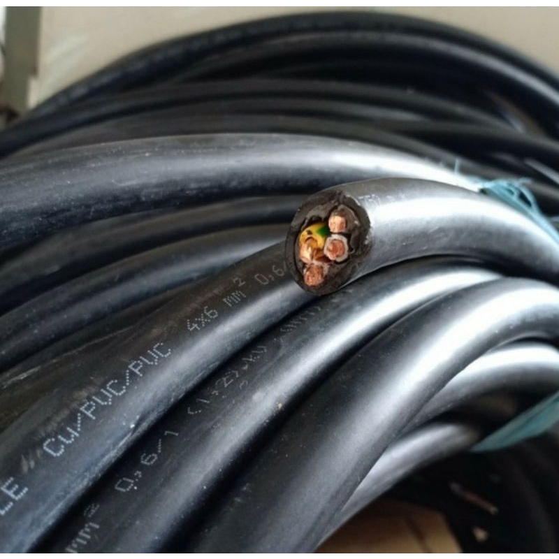 KABEL NYY 4X6 MERK SUPREME METAL KABELINDO SUTRADO JEMBO