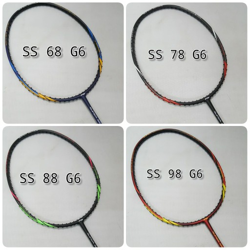 Original Lining SS 68 or SS 78 or SS 88 or SS 98 G6 Raket Badminton