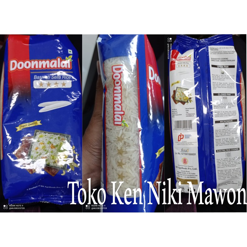 

Beras Basmati Sella Doonmalai - SuperQuality (Import dari India) cocok untuk Briyani kabsah mandhi