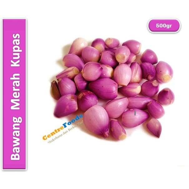 

Bawang Merah Kupas - Java Fresh | 500gr [ Berat Per 0,5 Kg ]