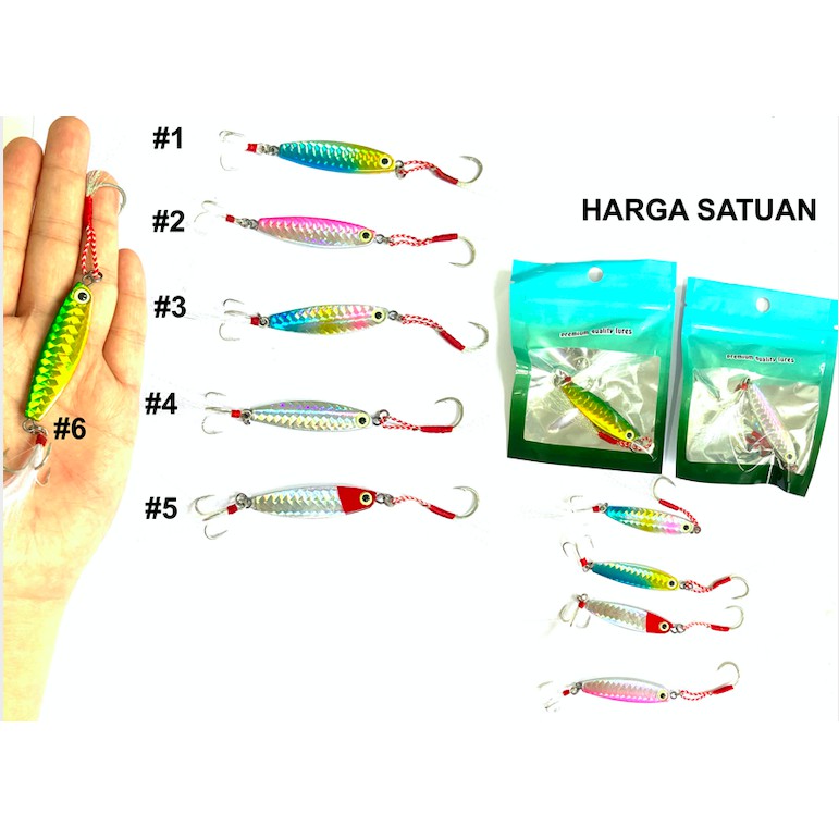 UMPAN JIG MINNOW VIB IKAN METAL 16g