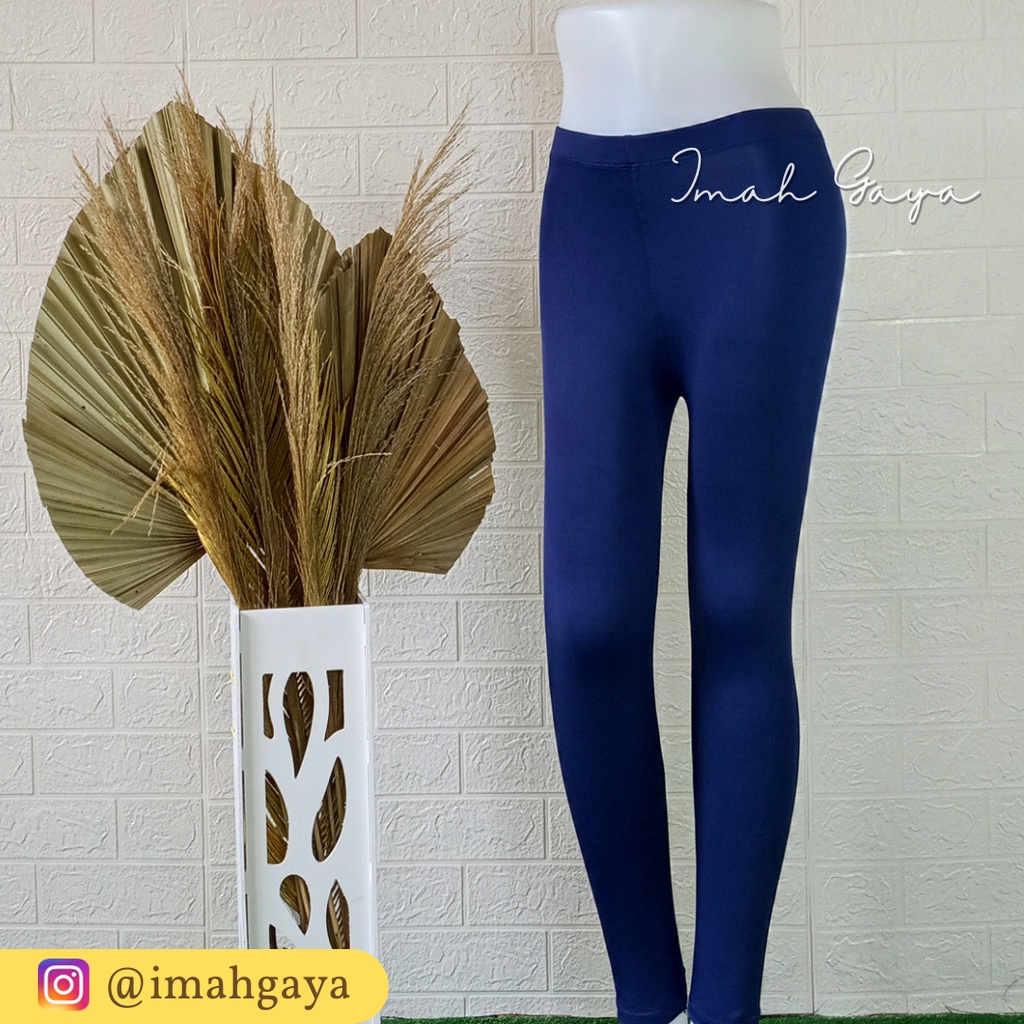 LEGGING PANJANG BAHAN LICIN SPANDEK PREMIUM LEMBUT UKURAN STANDART &amp; JUMBO