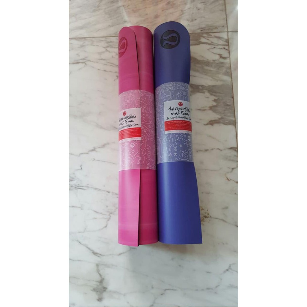 Barang Bagus Matras Yoga Lululemon 5mm Reversible Original MURAH