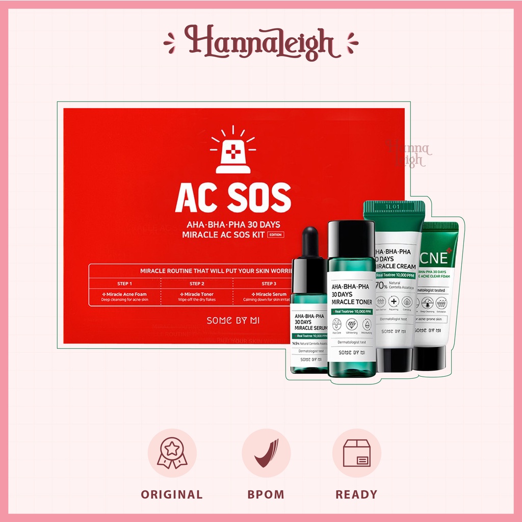 SOMEBYMI Some by MI - AHA BHA PHA 30 days Miracle AC S.O.S SOS Kit