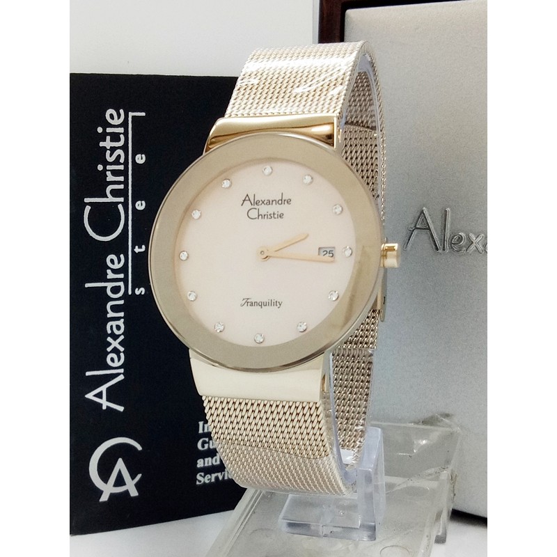Jam Tangan Wanita Alexandre Christie AC 2607 LD FBZ Original