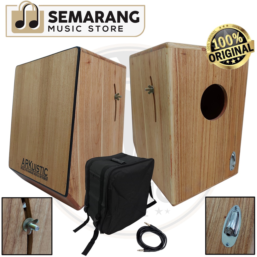 ORIGINAL!!! Cajon Elektrik ARKuistic Kahon Trapesium Drum Box Original