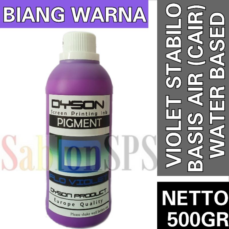 BIANG WARNA SABLON FLO VIOLET 500GR DYSON PIGMEN SABLON