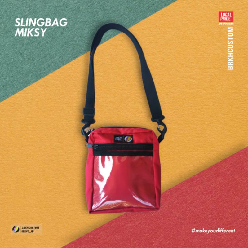 SLINGBAG MINI | SLINGBAG MIKSY | TAS SELEMPANG | TAS BAHU | SHOULDERBAG PRIA DAN WANITA BEST SELLER