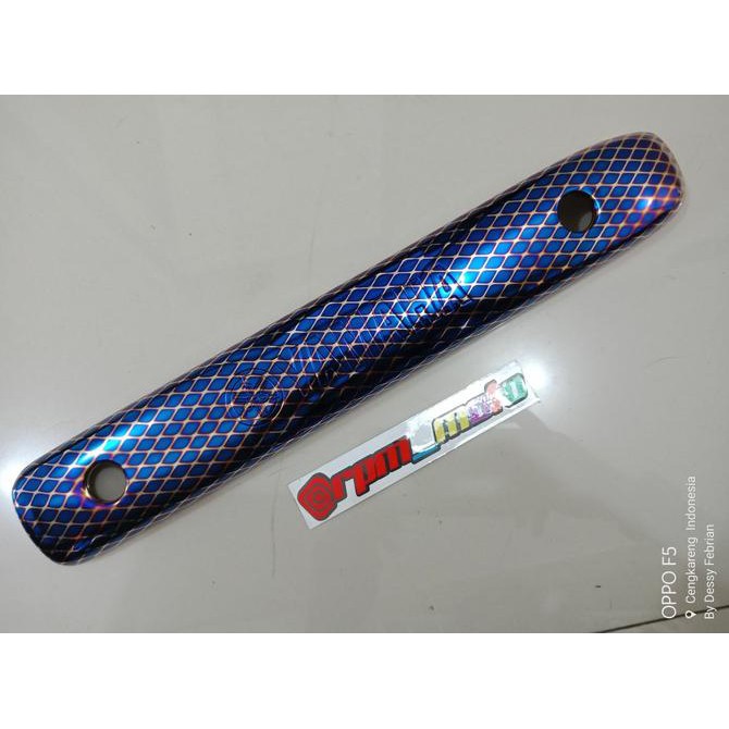 Sale Tameng Knalpot Mio 5Vv Blue--- Terbaru