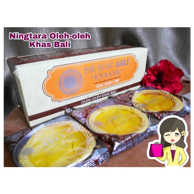 PIE SUSU ASLI ENAAAK ORIGINAL ISI 10 PCS OLEH-OLEH KHAS BALI