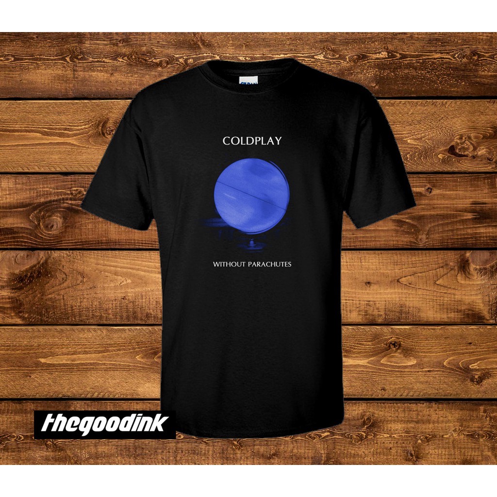 Kaos Coldplay - Without Parachutes- Original Gildan T-shirt DTG Print