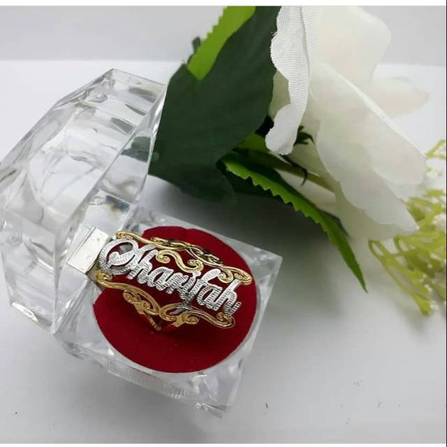 Cincin nama kombinasi cincin ukir nama CINCIN murah