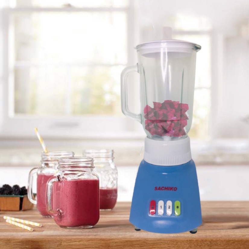 Sachiko Blender Juicer Elektronik 2 IN 1 Kapasitas 1,2 L SCK-202-2