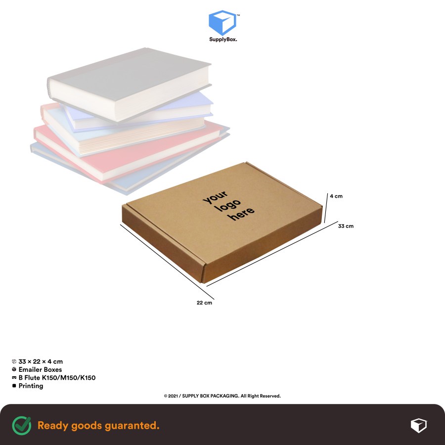

KARDUS BOX PACKAGING PRINTING 33x22x4 cm | Kardus | Cardboard
