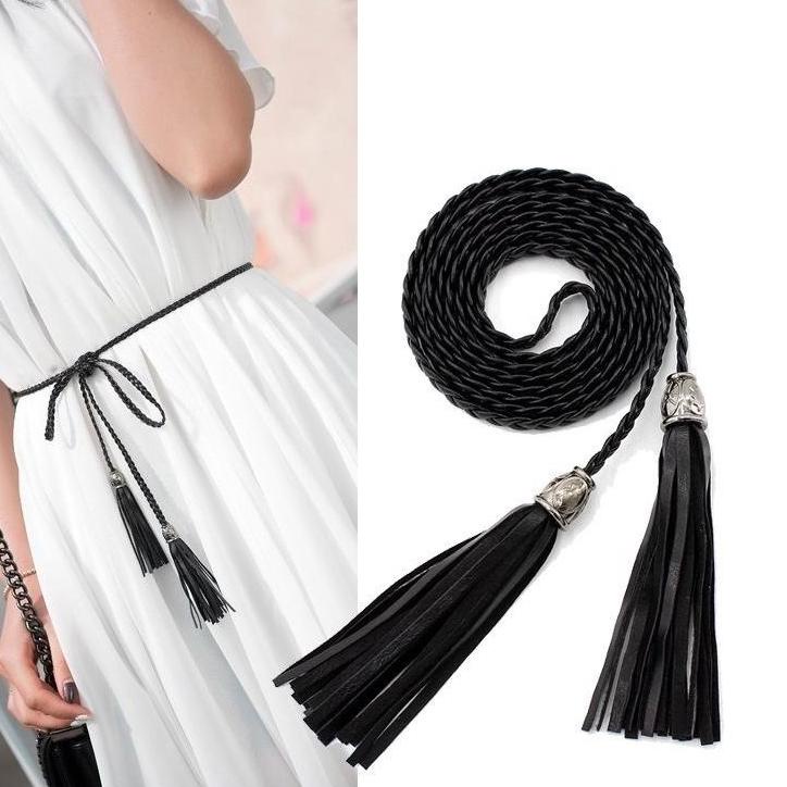 [DEABODYCARE] [G10] IKAT PINGGANG WANITA / TALI BELT CEWEK / TALI PINGGANG KEPANG RUMBAI FASHION KOR