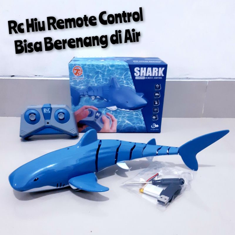 Mainan Ikan Hiu Remote Control - Rc Shark Remot Kontrol Anak Edukatif