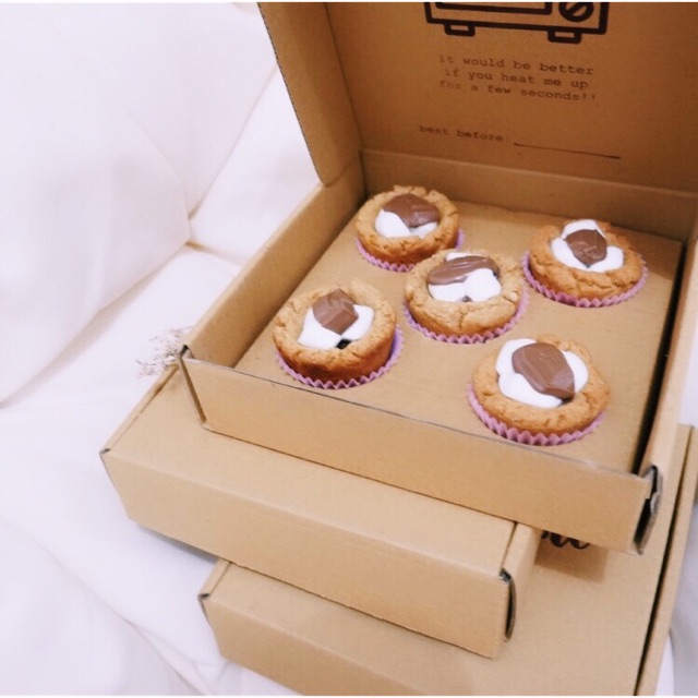 

Smores cookie cups extra