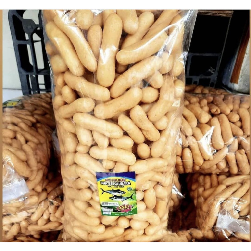 KERUPUK KRUPUK AMPLANG ASLI IKAN TENGGIRI TENGIRI DUA BERSAUDARA 1KG 1 KG