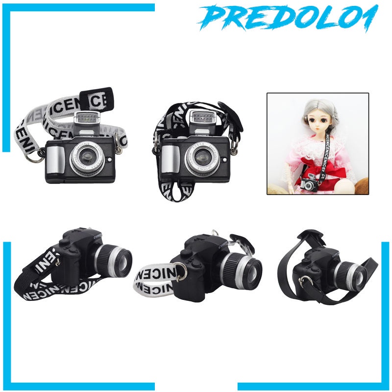 Predolo1 Mainan Kamera Mini Skala 1: 12 Untuk Dekorasi Rumah Boneka