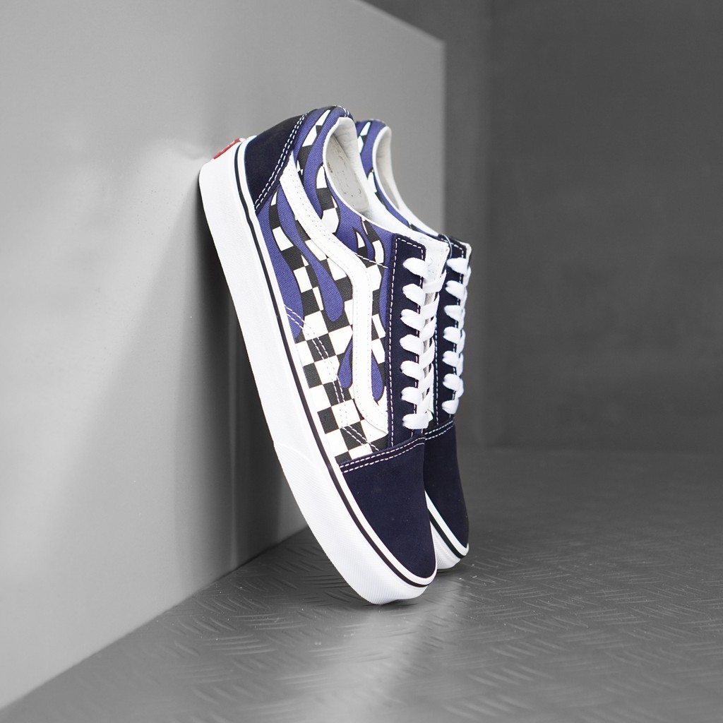vans checker flame old skool