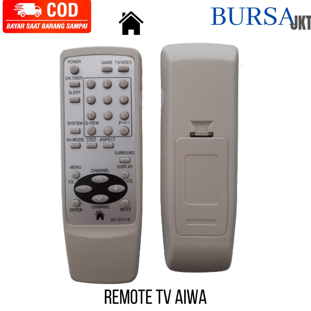 REMOTE TV TABUNG AIWA PUTIH ZVT16