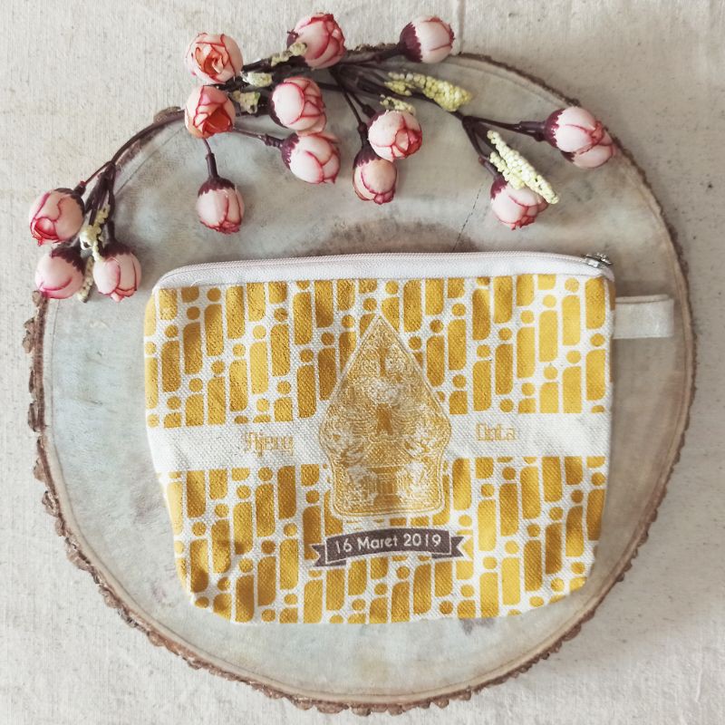 Pouch Canvas Custom / Dompet Kanvas