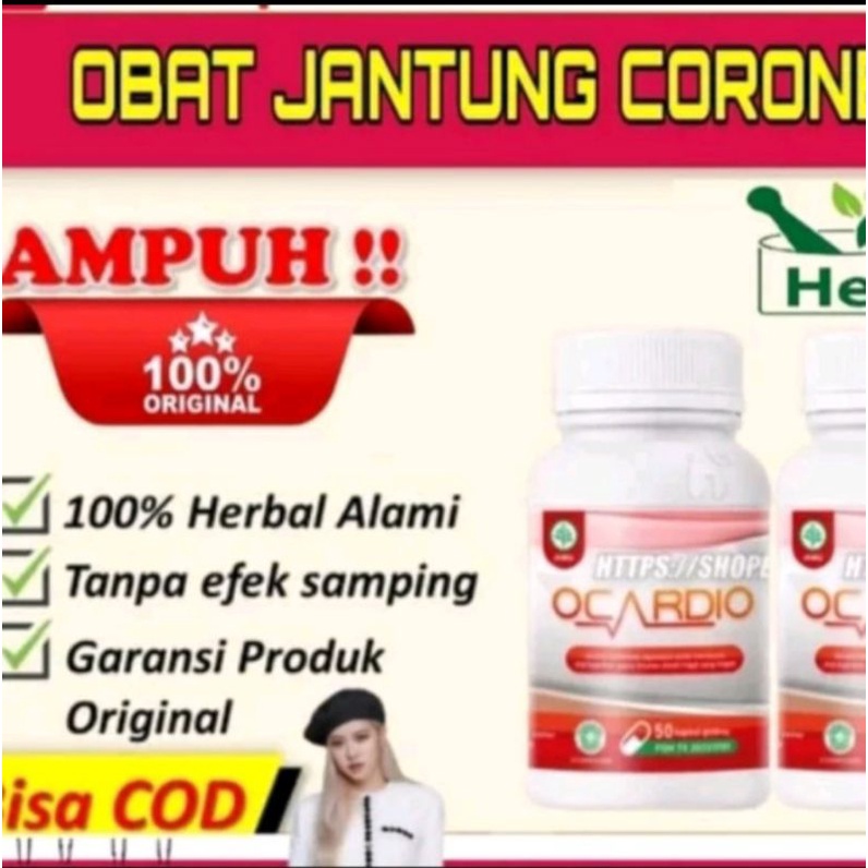Pusat Obat Ocardio Asli Original Jantung Coroner Mujarab