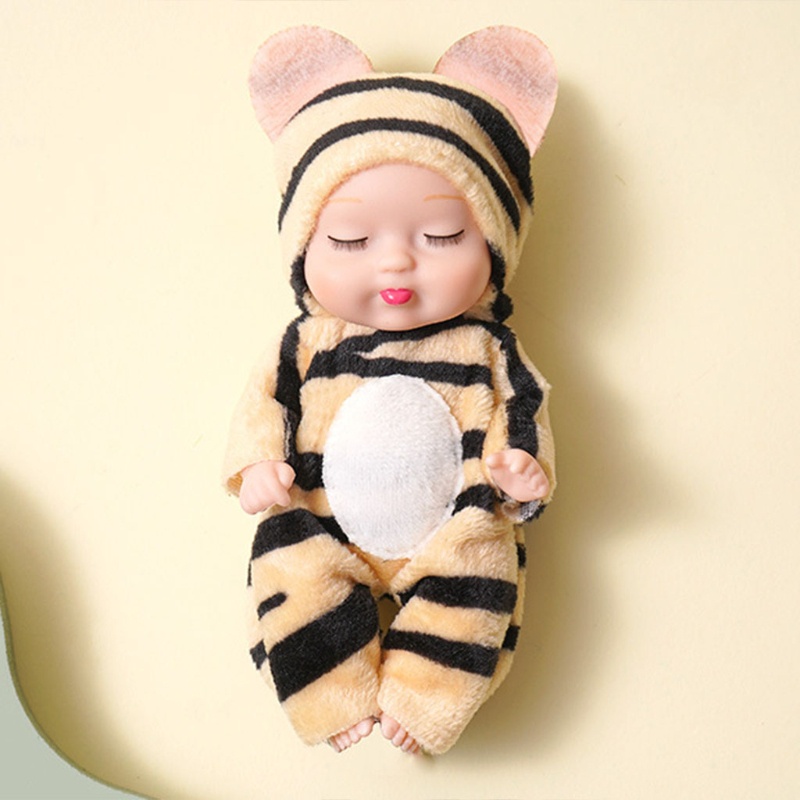 Mary Eyes Closed Realistic Reborn Baby Untuk Boneka Handmade Mainan Tubuh Lembut Dengan Setelan