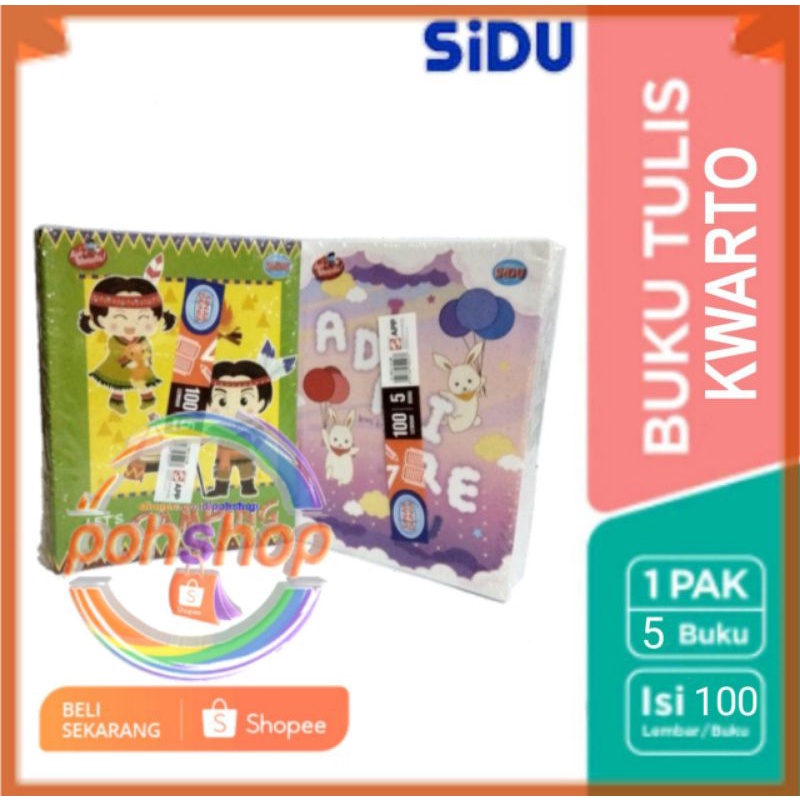 

Sinar Dunia Buku Tulis Sekolah 100's per pak