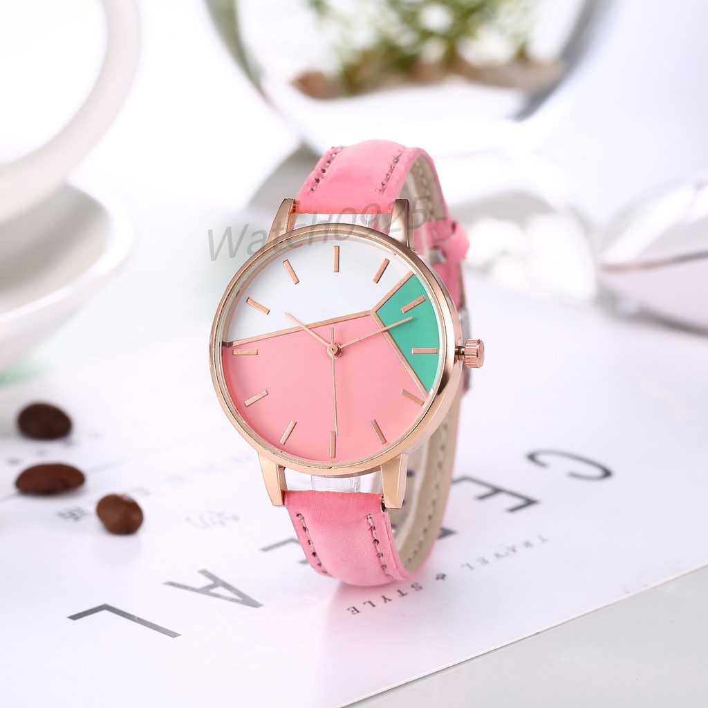 ✅[COD] Jam Tangan Wanita Kulit Simple Tahan Air Murah 8 Warna Import Terbaru