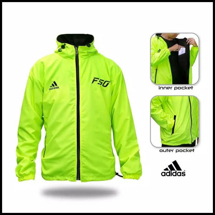 neon green adidas hoodie