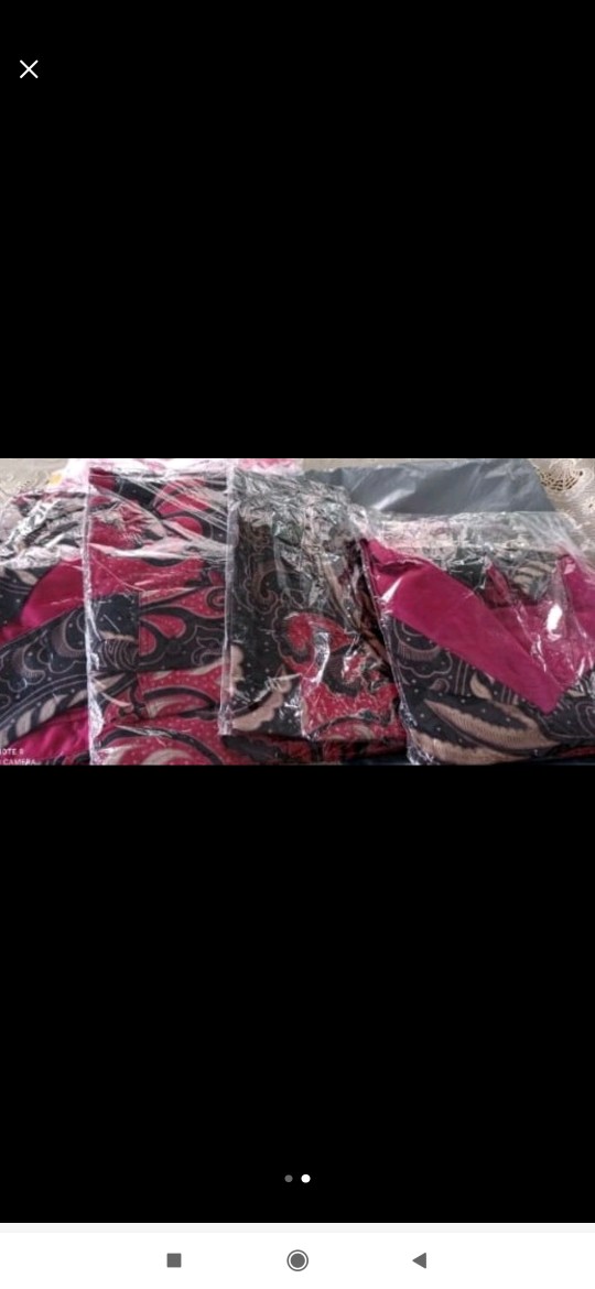 Baju Batik Keluarga Puser Merah / Sarimbit Batik Couple Keluarga Lengkap Batik Anak Anak -bisa Pisah