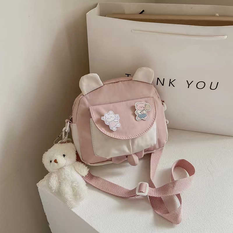 (WTAS-03) TAS GIRL LUNSME / WAIST BAG GIRL / TAS PINGGANG KANVAS / TAS SELEMPANG GIRL / TAS FASHION / TAS IMPORT / GIRL BAG