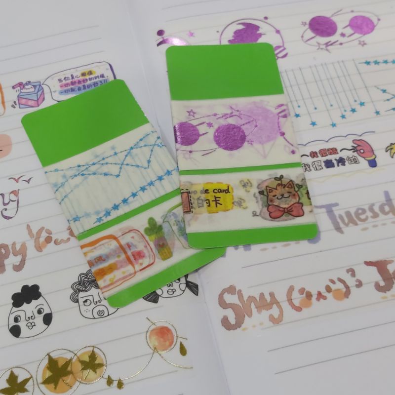 

1 Meter Washi Tape Sample Motif Random