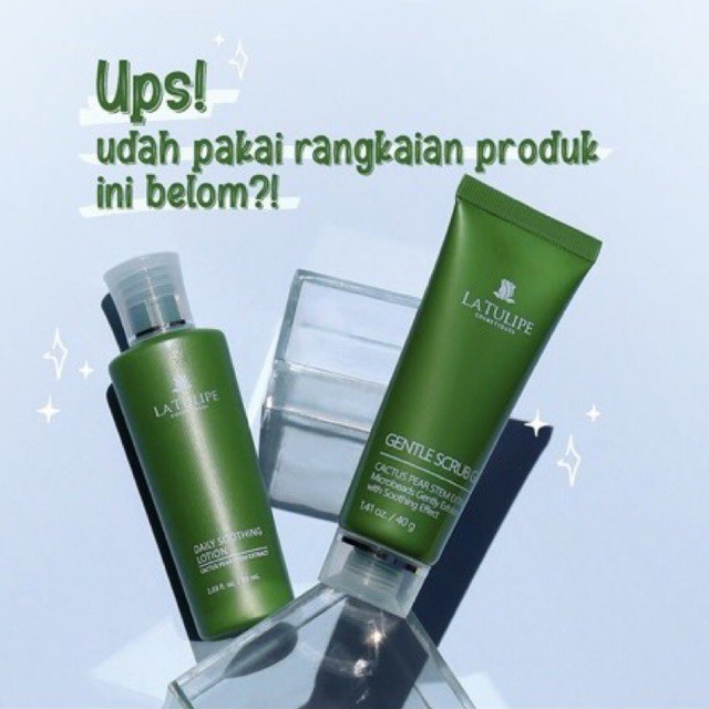 La Tulipe Gentle Scrub Gel dan Daily Soothing Lotion