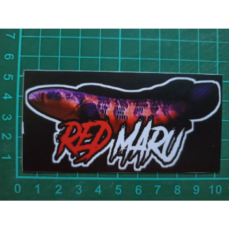 STIKER JENIS CHANNA RED MARU