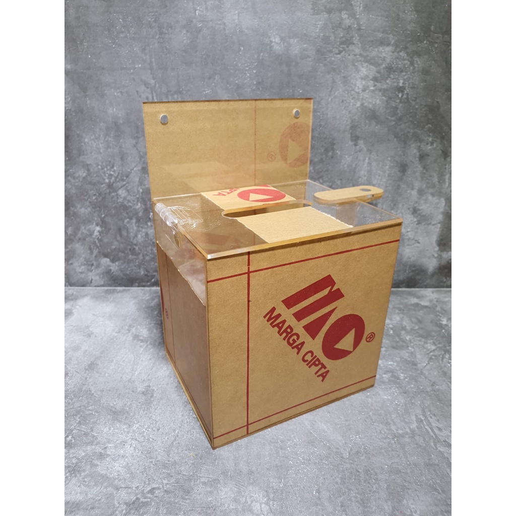 Kotak Saran / Amal Akrilik Gantung
