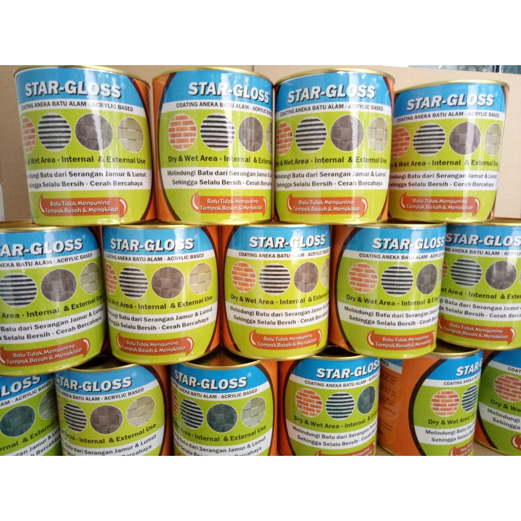 Coating Batu Alam Star Gloss