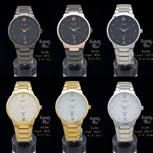 Jam Tangan Cowok Alba 4D1741 Tanggal Aktif