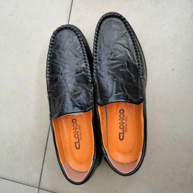 COD Sepatu Pria Casual Slip On - Sepatu Kantor Pria Santai Tanpa Tali Kulit Asli Sapi Fashion Original Keren Kekinian 063